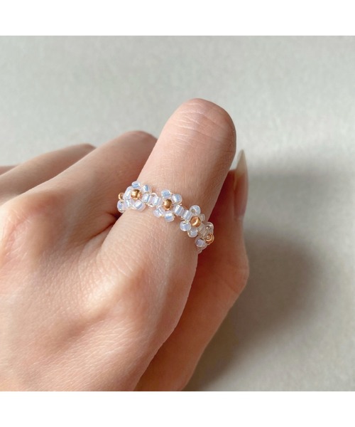 TIFFANY&Co. ジョリービーズフラワーリング　11号 TIFFANY&Co. ジョリービーズフラワーリング 11号