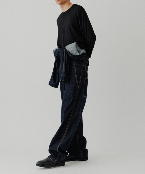 セール】デニム オールインワン / ADAM ET ROPE' JEANS -IS-O-（つなぎ