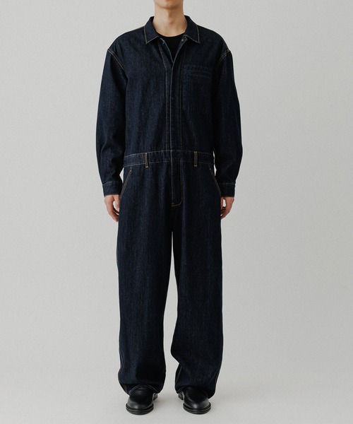 ADAM ET ROPE'（アダムエロペ）の「デニム オールインワン / ADAM ET ROPE' JEANS -IS-O-（つなぎ/オールインワン・メンズ・ネイビー/ブラック系その他・M/L）」の21枚目の写真