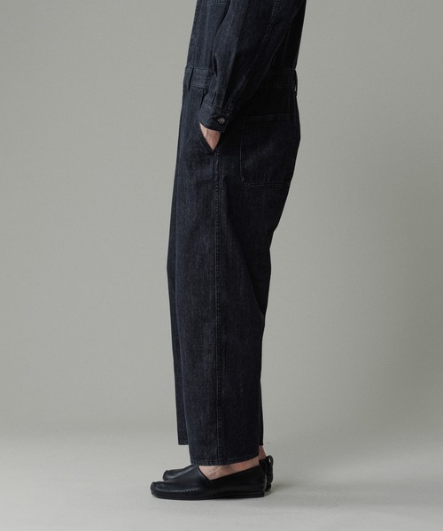 ADAM ET ROPE'（アダムエロペ）の「デニム オールインワン / ADAM ET ROPE' JEANS -IS-O-（つなぎ/オールインワン・メンズ・ネイビー/ブラック系その他・M/L）」の8枚目の写真