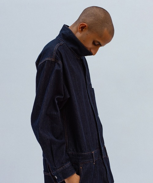 ADAM ET ROPE'（アダムエロペ）の「デニム オールインワン / ADAM ET ROPE' JEANS -IS-O-（つなぎ/オールインワン・メンズ・ネイビー/ブラック系その他・M/L）」の13枚目の写真