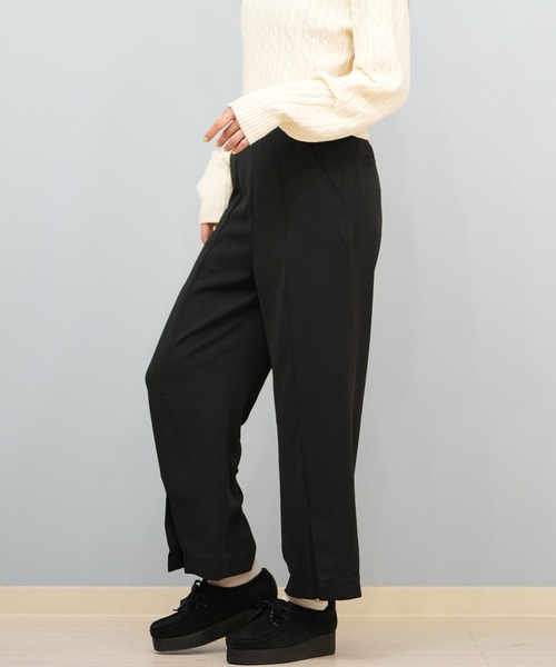 ハイウエストセミフレア パンツ