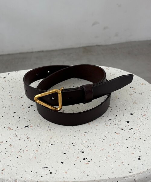 CAPRICIEUX LE'MAGE(カプリシューレマージュ)の「トライアングルバックルベルト(ベルト・レディース・ブラック/ブラウン・FREE)」の11枚目の写真