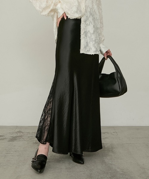 セール】【Cherir Mignon】- Silhouette Couture -レーススリット