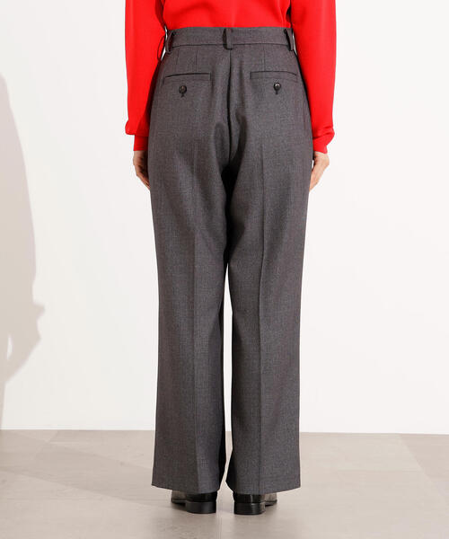 N.（N. Natural Beauty Basic）（エヌエヌナチュラルビューティーベーシック）の「【PS/低身長サイズ】ツィーディーワンタックストレートパンツ（その他パンツ・レディース・ブラウン/チャコールグレー/ベージュ・SMALL/MEDIUM/PS）」の17枚目の写真