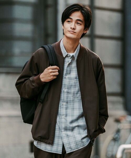 セール】FREELITCH リブ ブルゾン -ストレッチ-（ブルゾン）｜green