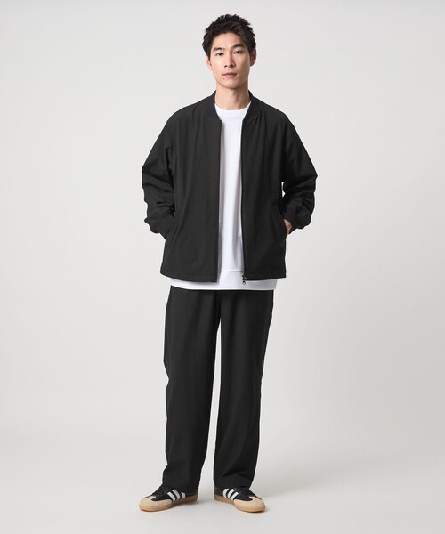 green label relaxing（グリーンレーベルリラクシング）の「FREELITCH リブ ブルゾン -ストレッチ-（ブルゾン・メンズ・ダークグレー/ブラック/ダークブラウン・S/M/L/XL）」の14枚目の写真