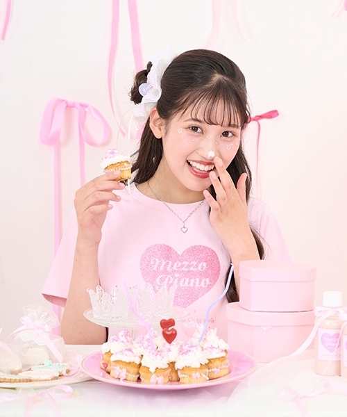 セール】25th anniversary 【冷感】キラキラハートロゴTシャツ（T