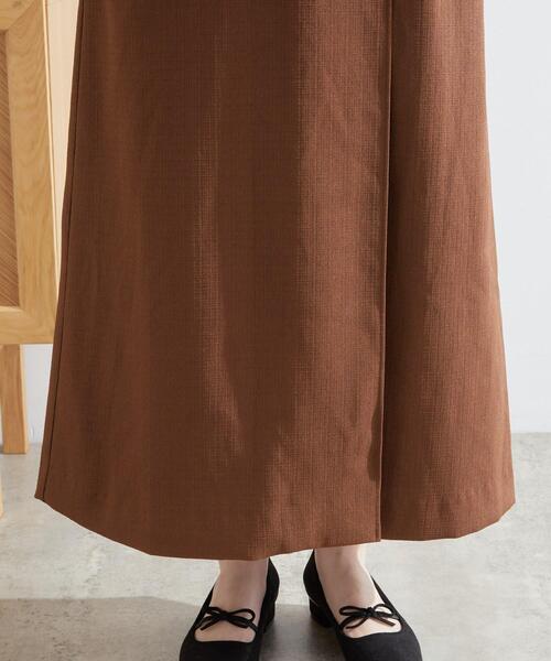 grove（グローブ）の「◆秋先取り　フラップポケットラップスカート（スカート・レディース・ブラウン系その他/ブラック・03/02/05/04/01）」の17枚目の写真