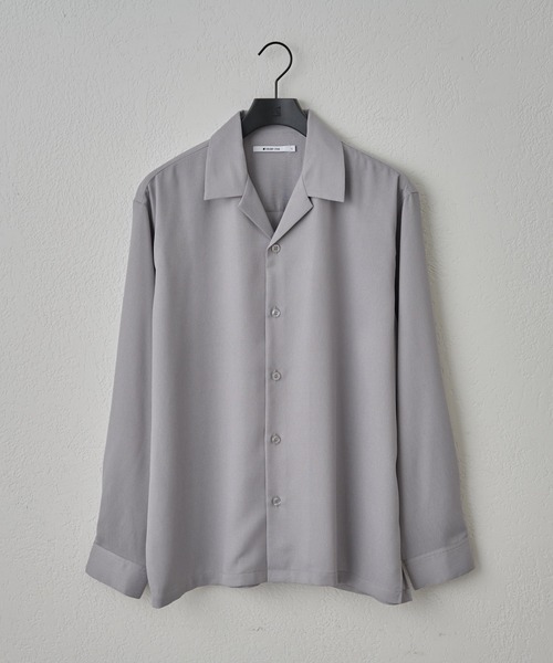 COLONY 2139(コロニートゥーワンスリーナイン)の「フェードヨウリュウ長袖オープンカラーシャツ(シャツ/ブラウス・メンズ・グレー/ブラック・MEDIUM/LARGE)」の1枚目の写真