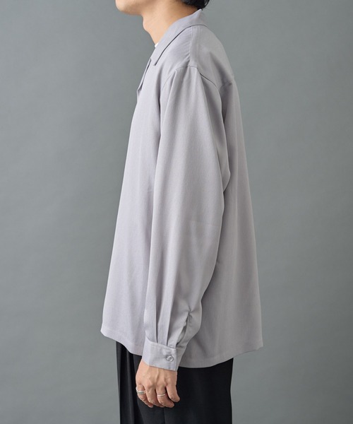 COLONY 2139(コロニートゥーワンスリーナイン)の「フェードヨウリュウ長袖オープンカラーシャツ(シャツ/ブラウス・メンズ・グレー/ブラック・MEDIUM/LARGE)」の20枚目の写真