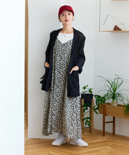 セール】限定展開 インド 花柄 プリント キャミワンピース（ワンピース