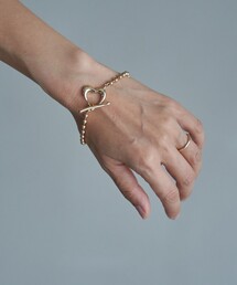 coen（コーエン）の「ハートマンテルボールチェーンブレスレット（ブレスレット）」