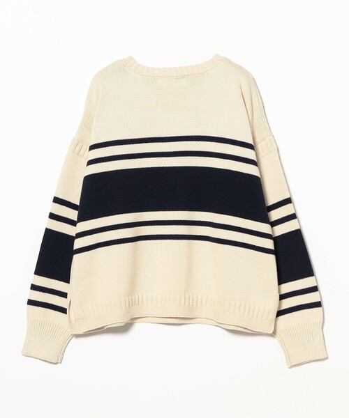 B:MING by BEAMS(ビーミングバイビームス)の「リライズ フィッシュマン ニット(ニット/セーター・レディース・グレー/ホワイト系その他5/ネイビー・ONE SIZE)」の11枚目の写真