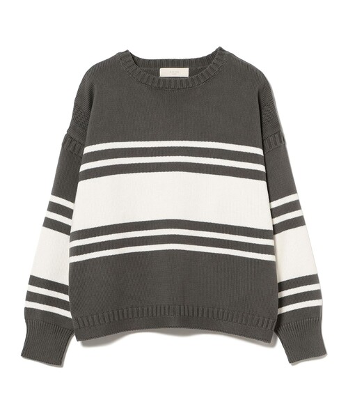B:MING by BEAMS(ビーミングバイビームス)の「リライズ フィッシュマン ニット(ニット/セーター・レディース・グレー/ホワイト系その他5/ネイビー・ONE SIZE)」の17枚目の写真