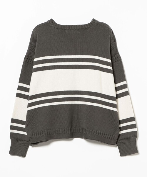 B:MING by BEAMS(ビーミングバイビームス)の「リライズ フィッシュマン ニット(ニット/セーター・レディース・グレー/ホワイト系その他5/ネイビー・ONE SIZE)」の18枚目の写真