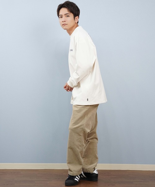 BILLABONG（ビラボン）の「BILLABONG/ビラボン WARM SOFTTY LS ロンT/長袖Tシャツ バックプリント BF012-854（Tシャツ/カットソー・メンズ・クリーム/スミクロ・M/L）」の11枚目の写真