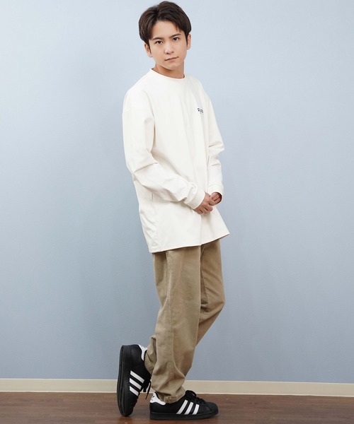 BILLABONG（ビラボン）の「BILLABONG/ビラボン WARM SOFTTY LS ロンT/長袖Tシャツ バックプリント BF012-854（Tシャツ/カットソー・メンズ・クリーム/スミクロ・M/L）」の12枚目の写真