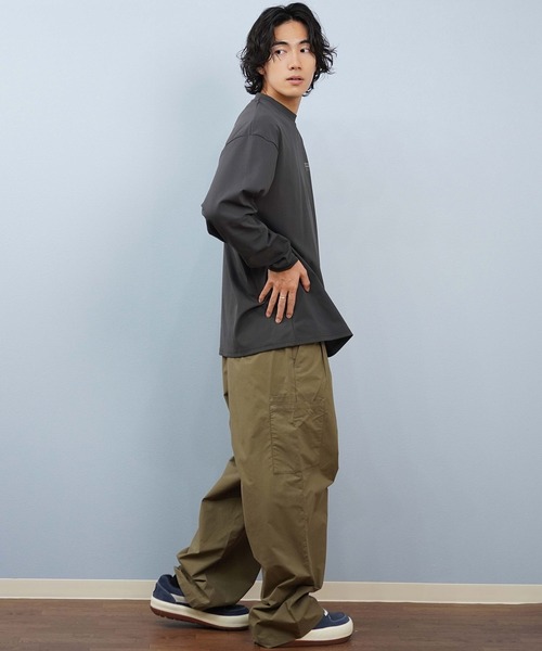 BILLABONG（ビラボン）の「BILLABONG/ビラボン WARM SOFTTY LS ロンT/長袖Tシャツ バックプリント BF012-854（Tシャツ/カットソー・メンズ・クリーム/スミクロ・M/L）」の7枚目の写真