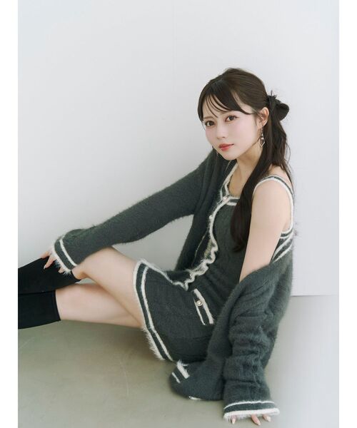 EATME（イートミー）の「バイカラーアンサンブルニットワンピース（ワンピース・レディース・ネイビー/オフホワイト/グレー・FREE）」の20枚目の写真