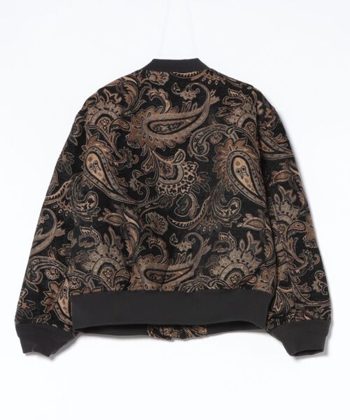 Subciety(サブサエティ)の「Gobelin flight blouson(ブルゾン・メンズ・アイボリー/ブラック・LARGE/MEDIUM/SMALL/X-LARGE)」の6枚目の写真