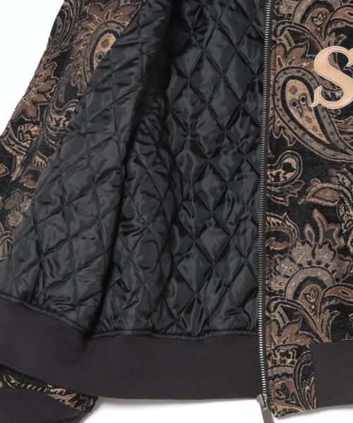 Subciety(サブサエティ)の「Gobelin flight blouson(ブルゾン・メンズ・アイボリー/ブラック・LARGE/MEDIUM/SMALL/X-LARGE)」の5枚目の写真