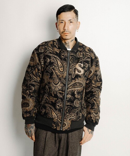 Subciety（サブサエティ）の「Gobelin flight blouson（ブルゾン・メンズ・アイボリー/ブラック・LARGE/MEDIUM/SMALL/X-LARGE）」の18枚目の写真