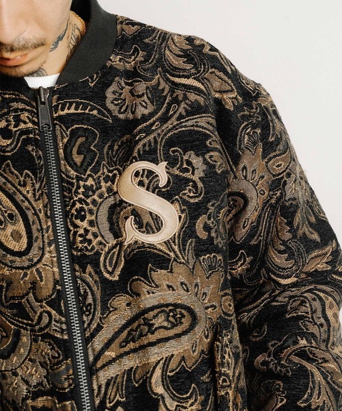 Subciety(サブサエティ)の「Gobelin flight blouson(ブルゾン・メンズ・アイボリー/ブラック・LARGE/MEDIUM/SMALL/X-LARGE)」の9枚目の写真