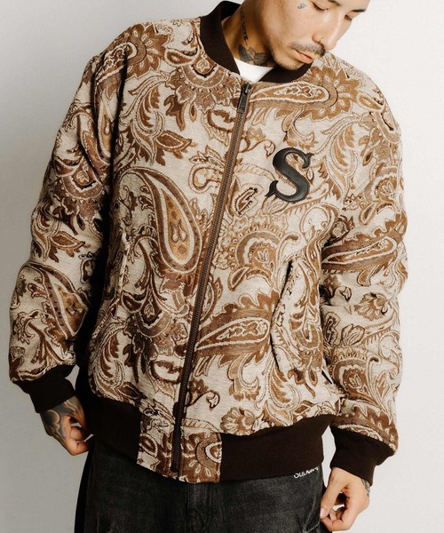 Subciety(サブサエティ)の「Gobelin flight blouson(ブルゾン・メンズ・アイボリー/ブラック・LARGE/MEDIUM/SMALL/X-LARGE)」の15枚目の写真