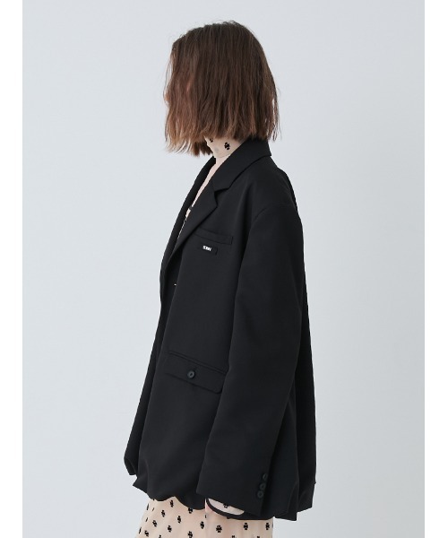 SORIN（ソリン　）の「Wide Balloon Jacket/ワイドバルーンジャケット（テーラードジャケット・レディース・ブラック/グレー・38）」の4枚目の写真