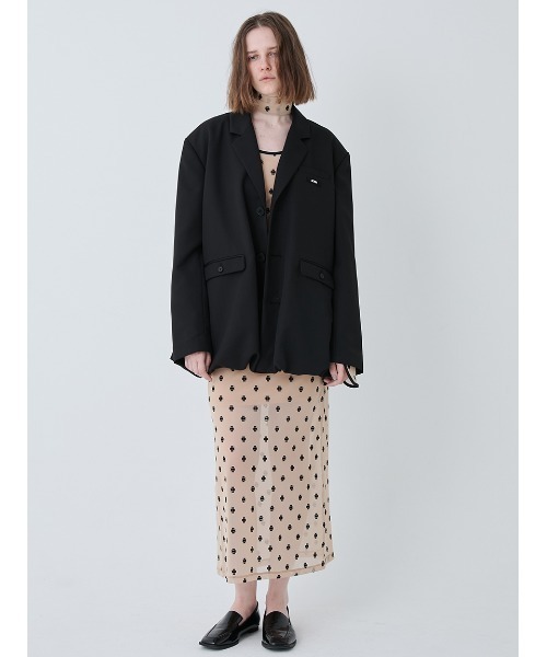 SORIN（ソリン　）の「Wide Balloon Jacket/ワイドバルーンジャケット（テーラードジャケット・レディース・ブラック/グレー・38）」の5枚目の写真