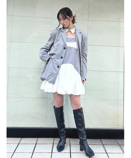 セール】Wide Balloon Jacket/ワイドバルーンジャケット（テーラード