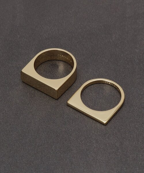 THE SHOP TK （ザ ショップ ティーケー ）の「スクエアセットリング（リング・メンズ・ゴールド/シルバー・00）」の2枚目の写真