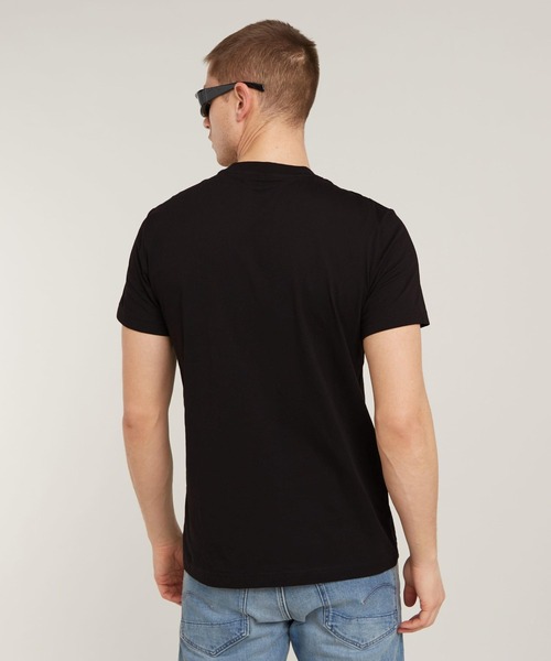 G-STAR（ジースター）の「Originals Underground T-Shirt/ブランドロゴグラフィックプリントTシャツ（Tシャツ/カットソー・メンズ・ホワイト/ダークブラック・LARGE/MEDIUM/SMALL/X-LARGE）」の10枚目の写真