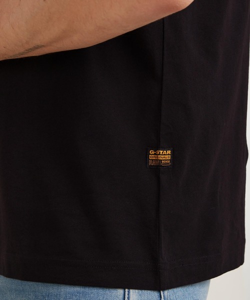 G-STAR（ジースター）の「Originals Underground T-Shirt/ブランドロゴグラフィックプリントTシャツ（Tシャツ/カットソー・メンズ・ホワイト/ダークブラック・LARGE/MEDIUM/SMALL/X-LARGE）」の13枚目の写真