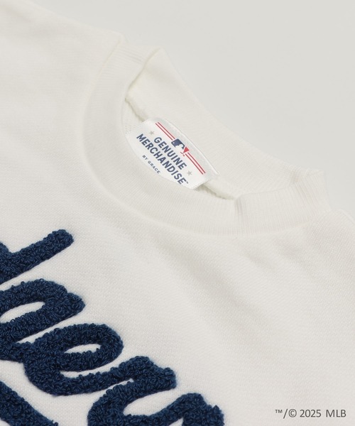 MLB〉ワイドシルエット サガラ刺繍ロゴ 裏毛トレーナー（スウェット