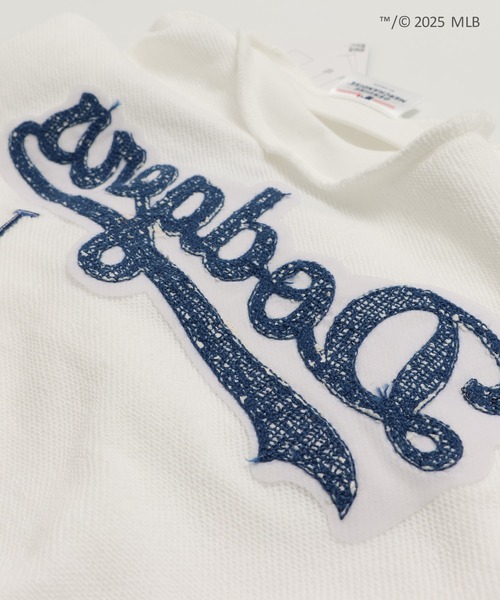 セール】〈MLB〉ワイドシルエット サガラ刺繍ロゴ 裏毛トレーナー