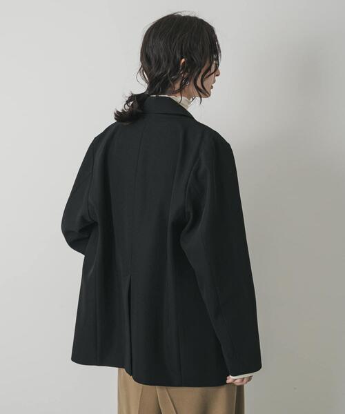 SENSE OF PLACE by URBAN RESEARCH(センスオブプレイスバイアーバンリサーチ)の「2WAYルーズジャケット(その他アウター・レディース・ブラウン/ブラック/チャコールグレー・ONE)」の5枚目の写真