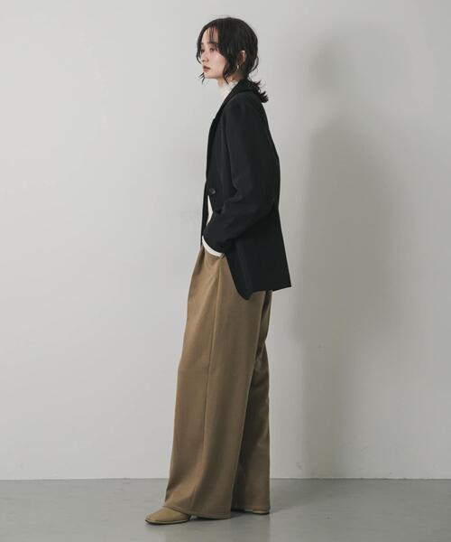 SENSE OF PLACE by URBAN RESEARCH(センスオブプレイスバイアーバンリサーチ)の「2WAYルーズジャケット(その他アウター・レディース・ブラウン/ブラック/チャコールグレー・ONE)」の7枚目の写真