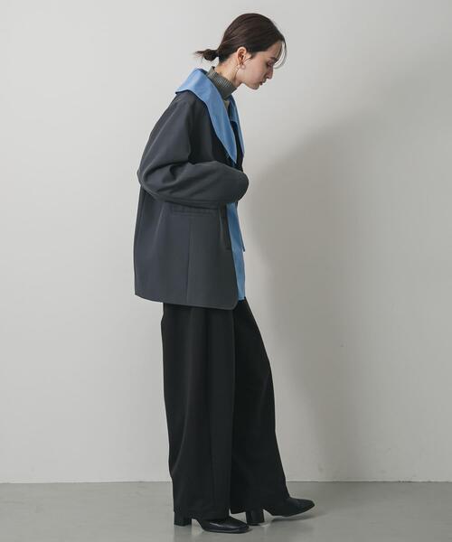 TWシアールーズジャケット セール】 ファンシーツィードクルーネックジャケット （ノー