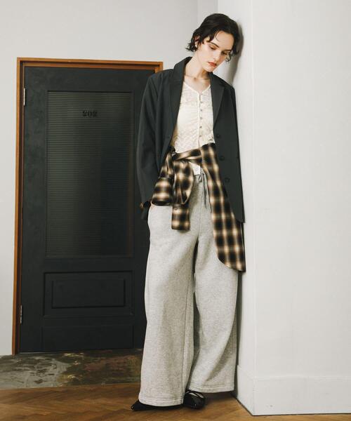 SENSE OF PLACE by URBAN RESEARCH(センスオブプレイスバイアーバンリサーチ)の「2WAYルーズジャケット(その他アウター・レディース・ブラウン/ブラック/チャコールグレー・ONE)」の15枚目の写真