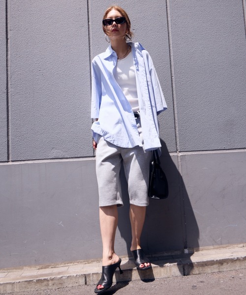 HANNE（アン）の「スリットヘムカプリパンツ（その他パンツ・レディース・グレー/ブラック・SMALL/MEDIUM）」の6枚目の写真