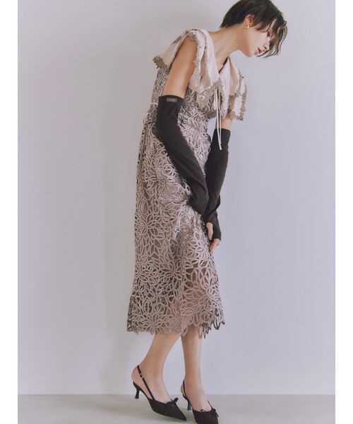 ラッフルフリルレースワンピース（ワンピース）｜SNIDEL（スナイデル