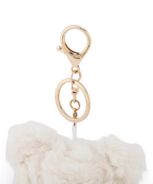 EDIT COLOGNE（エディットコロン）の「ベアチャーム（キーホルダー・レディース・ホワイト/ベージュ・FREE）」の3枚目の写真