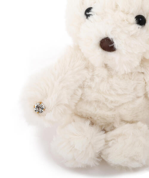 EDIT COLOGNE（エディットコロン）の「ベアチャーム（キーホルダー・レディース・ホワイト/ベージュ・FREE）」の6枚目の写真