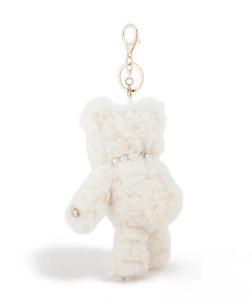 EDIT COLOGNE（エディットコロン）の「ベアチャーム（キーホルダー・レディース・ホワイト/ベージュ・FREE）」の10枚目の写真