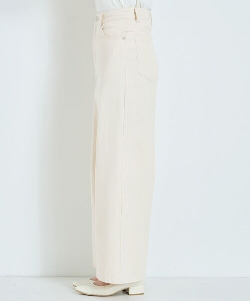 COHINA（コヒナ）の「COHINA DENIM カラーフレアワイド 【低身長・小柄女性】（チノパンツ・レディース・ホワイト/ベージュ・XXS/XXXS/XS-Short/XS-Regular/S-Short/S-Regular/M-Short/M-Regular）」の18枚目の写真