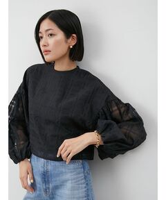 WEB限定/追加》レースフリルVネックブラウス（シャツ/ブラウス