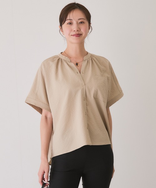 Jayro(ジャイロ)の「ソフトワッシャーブラウス(シャツ/ブラウス・レディース・ブラック/ベージュ/グリーン系その他・38)」の11枚目の写真