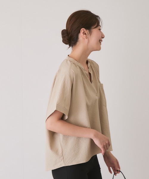 Jayro(ジャイロ)の「ソフトワッシャーブラウス(シャツ/ブラウス・レディース・ブラック/ベージュ/グリーン系その他・38)」の14枚目の写真